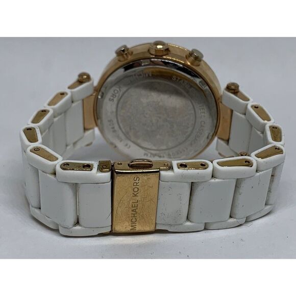 Michael Kors MK6405 Womens Stainless Steel Analog Silver Dial Quartz Watch OL322 - Picture 9 of 11